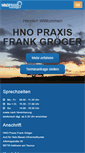 Mobile Screenshot of hno-groeger.de
